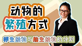 科学 《动物的繁殖方式》卵生动物与胎生动物的分别