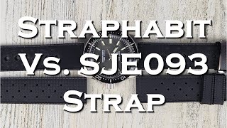 Upgrade Your Seiko SJE093 Watch With A Straphabit 19mm Tropical Retro Style FKM Rubber Strap