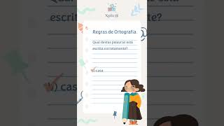 Regras de Ortografia - s/z✏️📚👩‍🏫 #shorts