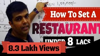 How To Set Up A Restaurant In 8 Lacs Or Less