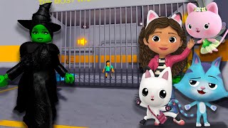 Gabby's Dollhouse ESCAPE WICKED WITCH BARRY'S PRISON in Roblox!