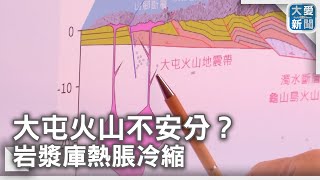 大屯火山不安分？岩漿庫熱脹冷縮