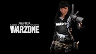 Девушка и варзон...1440p  Call of Duty: Modern Warfare WARZONE