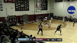 Stockton vs. Eastern Martin Anguelov - 33 pts, 5 rebs, 2 asts, 11/15 FG, 5/7 for 3, 6-6 ft, 29 min