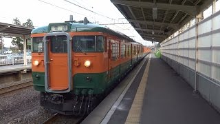 信越線145M 115系1000番台 T1041＋T1022編成(6両) 松井田1707～横川1716　車窓・車内 2017年4月