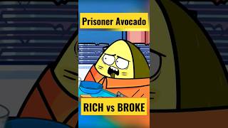 RICH vs BROKE at the Prison #avocadocouple #richvspoor #shorts