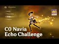 Navia Echo Challenge | Genshin impact #navia #genshinimpact #echo