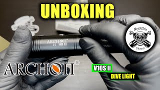 ARCHON V10S II UNBOXING (1200 LUMENS DIVE LIGHT)