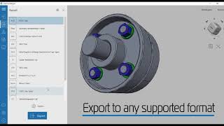 [older UI] 3D CAD files conversion in CAD Exchanger