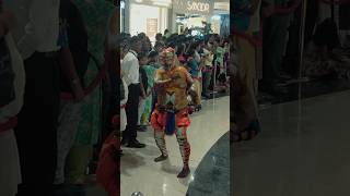 Pulikkali, Mumbai Seawoods Mall. മുംബൈ സീവുഡ്സ് മാളിലെ പുലിക്കളി. #onam #music #dance #festival