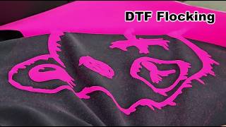 DTF roll printer flocking