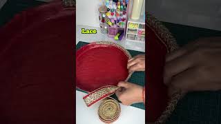 DIY thali for karwachauth😱 #diy #craft #thali #shorts #youtubeshorts @itspriyanjalisingh