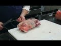 9 boning and rolling of a leg of lamb