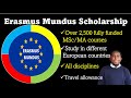 How to Apply for the Erasmus Mundus Scholarship 2025 Intake