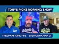 Live NCAAF MLB NHL Picks Tonys Picks Morning Show 10-8-2024