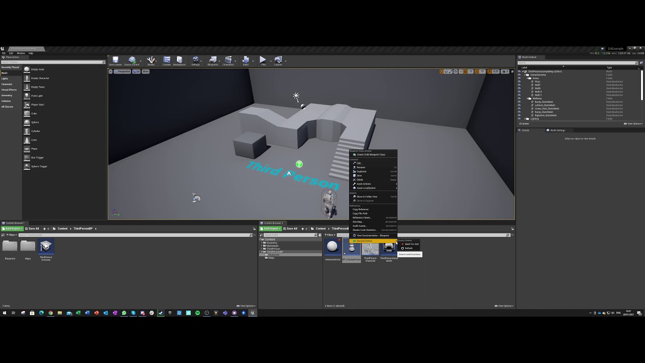 GitHUB + Unreal Engine 4 - UE4 Advanced Blueprints Tutorial - YouTube