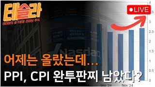 [미국주식 LIVE] 오늘은 PPI, 내일은 CPI, 모레는 소매판매... 버텨내 야한다!!!!