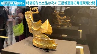 黄金仮面を出土　中国「三星堆遺跡」の発掘現場を公開(2022年7月29日)