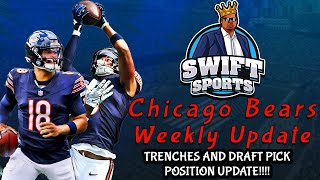 Chicago Bears WEEKLY Trenches Update Draft Position and MORE