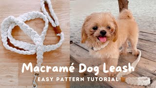 How to make: DOG LEASH Simple & Easy Pattern Tutorial