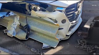 Customer States They Hit A Guard Rail | Just Rolled In