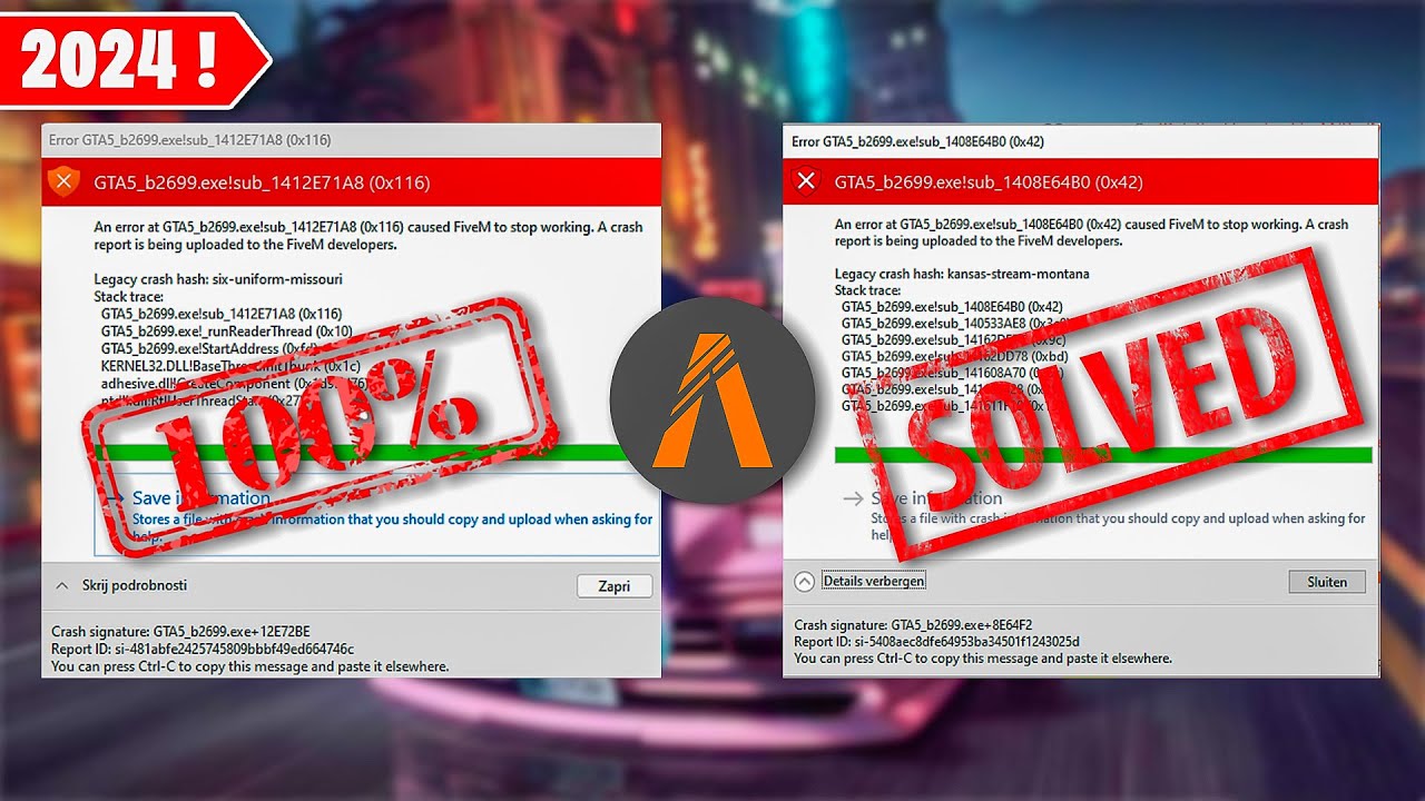 How To Fix FiveM All Crashes And Errors Fix In 2024 | GTA5_b2699.exe ...