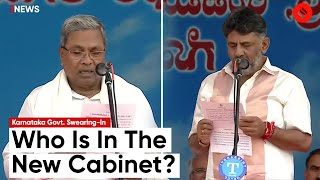 Karnataka Govt: Siddaramaiah Sworn In as Karnataka CM | Who Is In The New Cabinet?