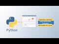 Python Calendar Module Explained | Generate Calendars Automatically