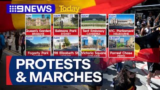 Thousands expected to attend 'Invasion Day' rallies and events | 9 News Australia