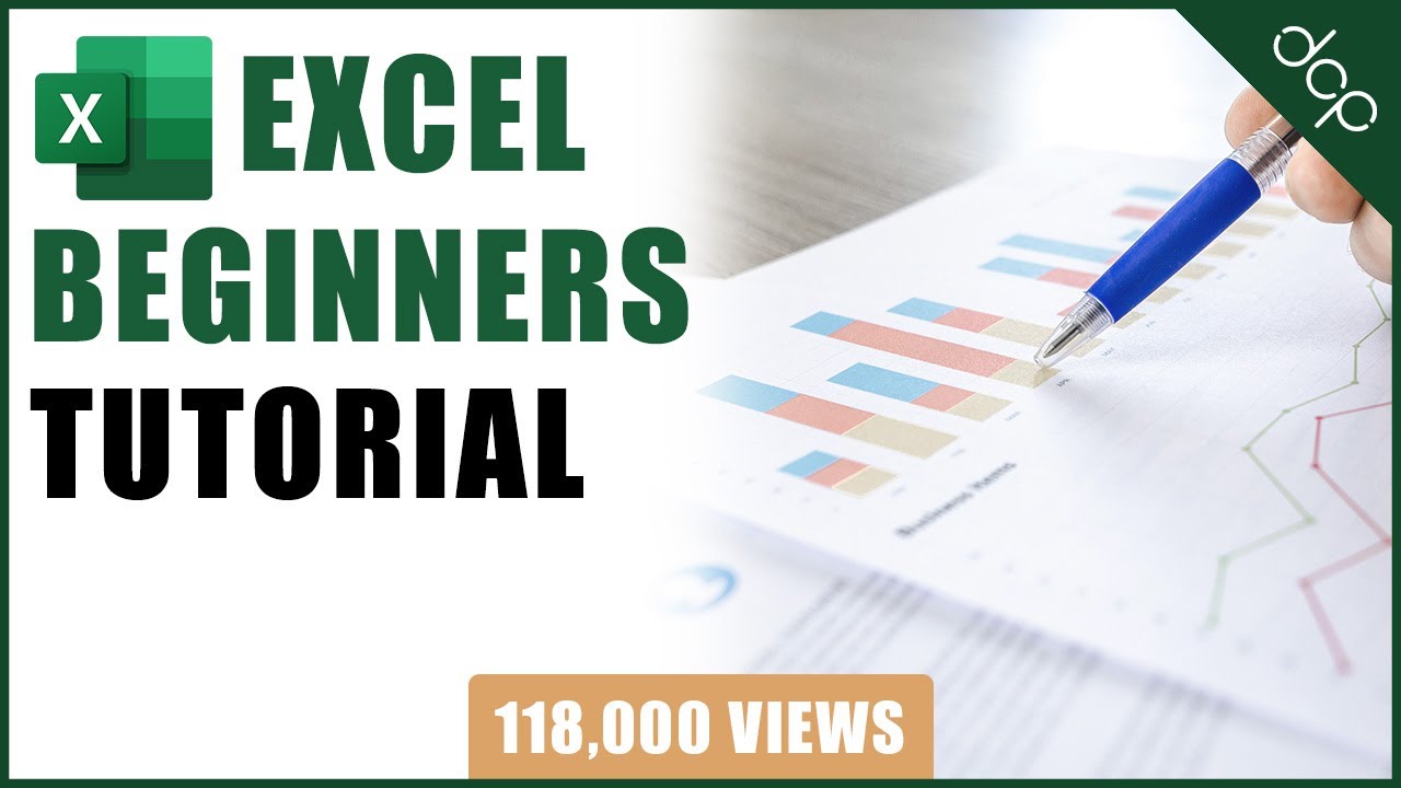 Microsoft Excel Beginners Tutorial - Spreadsheet Tutorial - YouTube