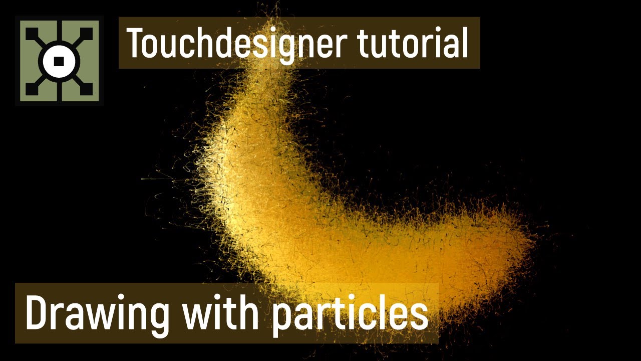Drawing With Particles Touchdesigner Tutorial Youtube