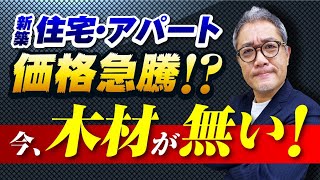 【ヤバい】ウッドショックで家もアパートも建たない⁉ 工期遅れや価格高騰も必死！住宅・不動産業界大ピンチ【553】