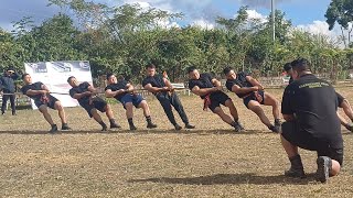 Tug-of-war scene between the Chakhesang & Angami tribes at NSF Solidarity Park on November 22.