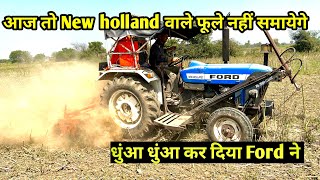 Newholland की असली power | Rotavator performance on ford || #tractor #newholland