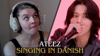 Dane reacts to Ateez singing in European languages | Hello82 Try-lingual Live