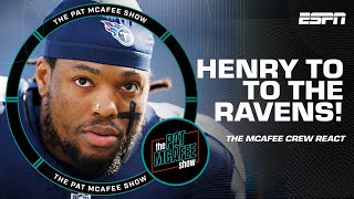 'WHAT A MOVE!' - Mcafee LOVES Derrick Henry to the Ravens 🙌 | The Pat McAfee Sho