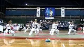 Great Britain Kyokushin Karate Kata Demo 2003