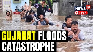 Gujarat Flood LIVE: Floods Engulf Junagadh \u0026 Other Parts Of The State | Gujarat Rain News LIVE