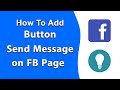 How to Add Button Message on Facebook Page