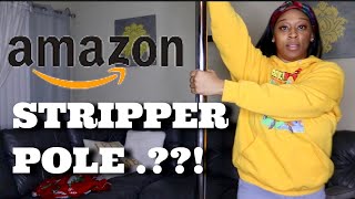 Amazon DANCE POLE ?! || Unboxing \u0026 Installing  + First Time Dancing |- Yesker Portable Fitness Pole