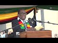 President Mnangagwa Presided over the Burial of Brigadier General Rtd Donald S Tshuma at Heroes Acre