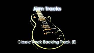 Rock Guitar Backing Track (E)