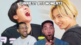 RAPPERS REACT TO FUNNIEST BTS VIDEO (LIVESTREAM)