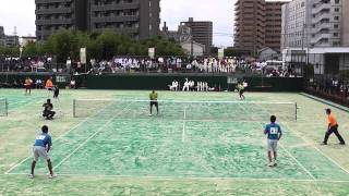 2011/10/2 第66回 国体 ソフトテニス少年男子 一回戦 第三試合 宮城県vs大阪府