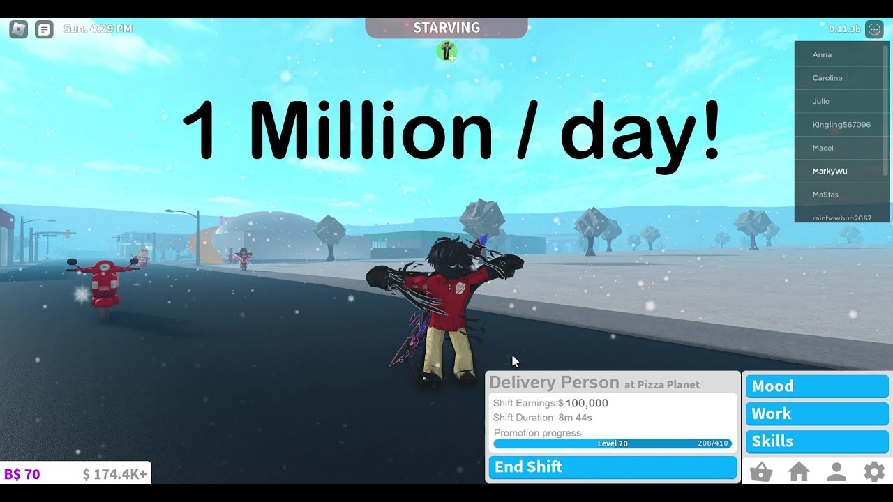 How To Make 1 Million A Day In Bloxburg Youtube