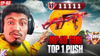 Finally Mp40 Top 1 Done ✅Aadesh Gaming Mp40 King🚀Weapon Title Pushing Last Day ❗️ Garena Free Fire