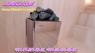 Sauna tikintisi. Saunaların yığılması. Sauna Baku.  +994772772227, +994556765538