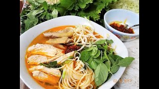 BÚN GÀ - Cách nấu món Bún Gà kiểu Huế thơm ngon như BÚN BÒ HUẾ đãi Khách by Vanh Khuyen