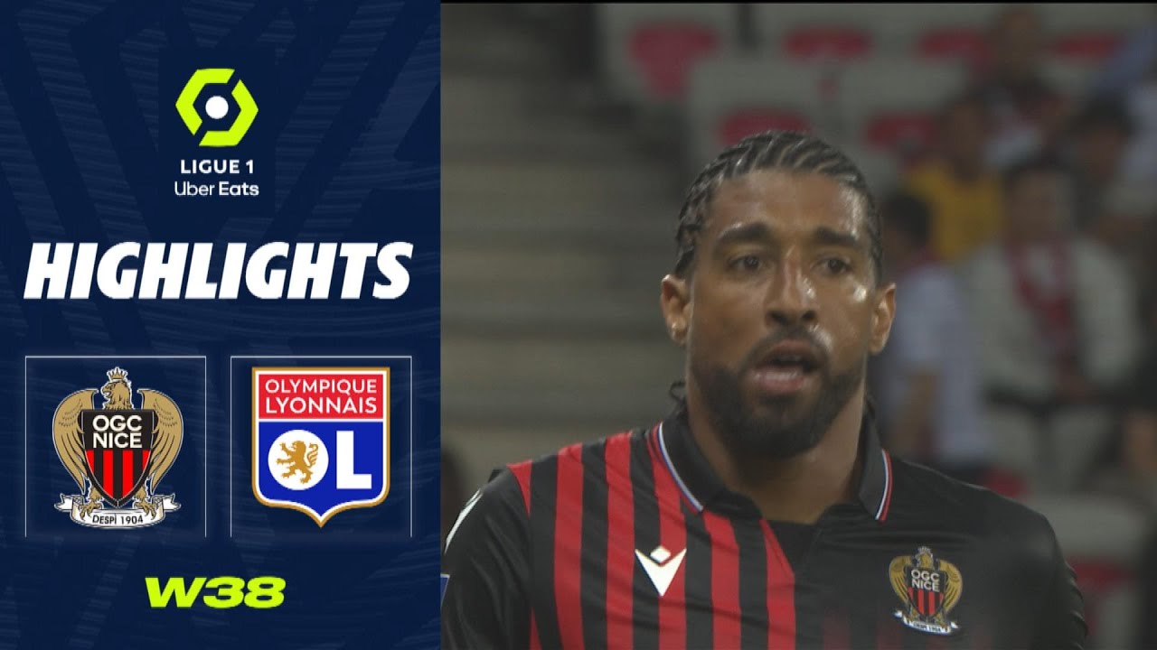 OGC NICE - OLYMPIQUE LYONNAIS (3 - 1) - Highlights - (OGCN - OL) / 2022 ...