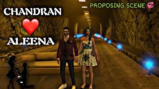 Chandran ❤️ Aleena | Chandran Proposing Aleena | Romantic Scene 💞| #tkrp